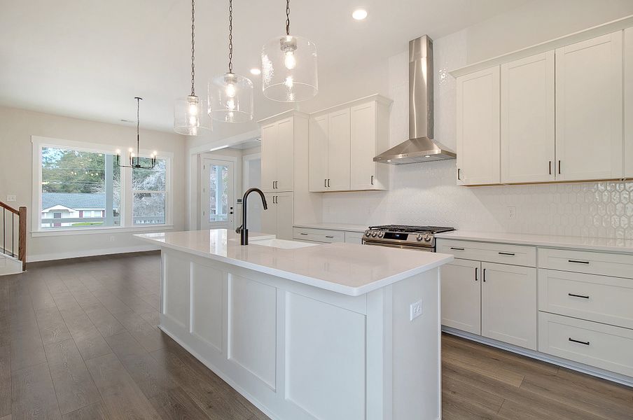 Furnished interior in a model home at Ferryboat Landing in Charleston (Image 7).