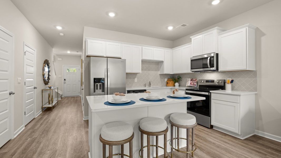 Furnished interior in a model home at Young's Crossing in Stone Mountain (Image 4).