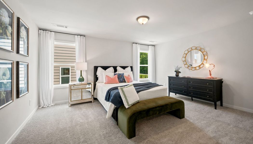 Furnished interior in a model home at Fowler Farms in Auburn (Image 98).