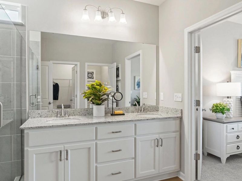 Furnished interior in a model home at Bailey Park in Fayetteville (Image 21).