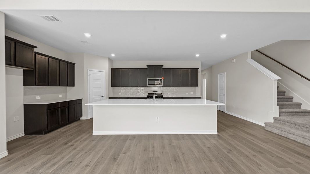 Furnished interior in a model home at Windchime in Celina (Image 11).