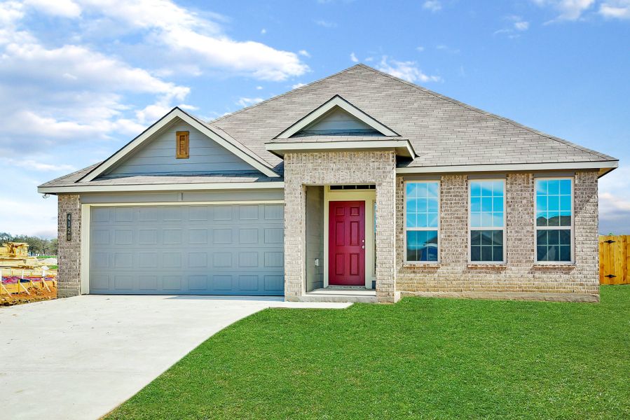 Front exterior of a home in the South Pointe community, located in Temple, TX (Image 7).
