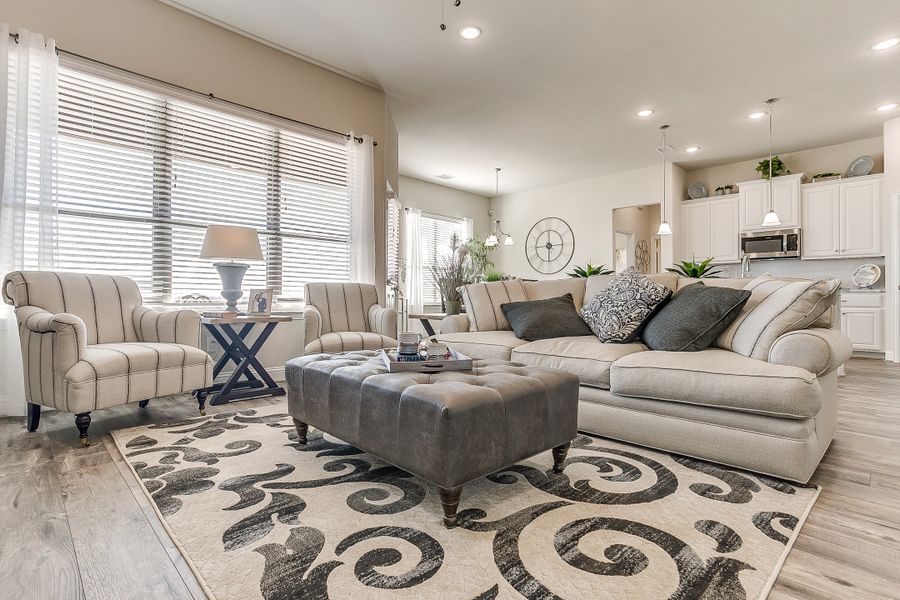 Furnished interior in a model home at Berkshire Estates in Mesquite (Image 14). Furnished interior in a model home at Berkshire Estates in Mesquite (Image 14).
