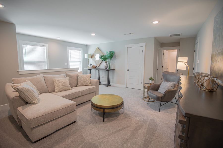 Furnished interior in a model home at Myers Park in Arlington (Image 53).