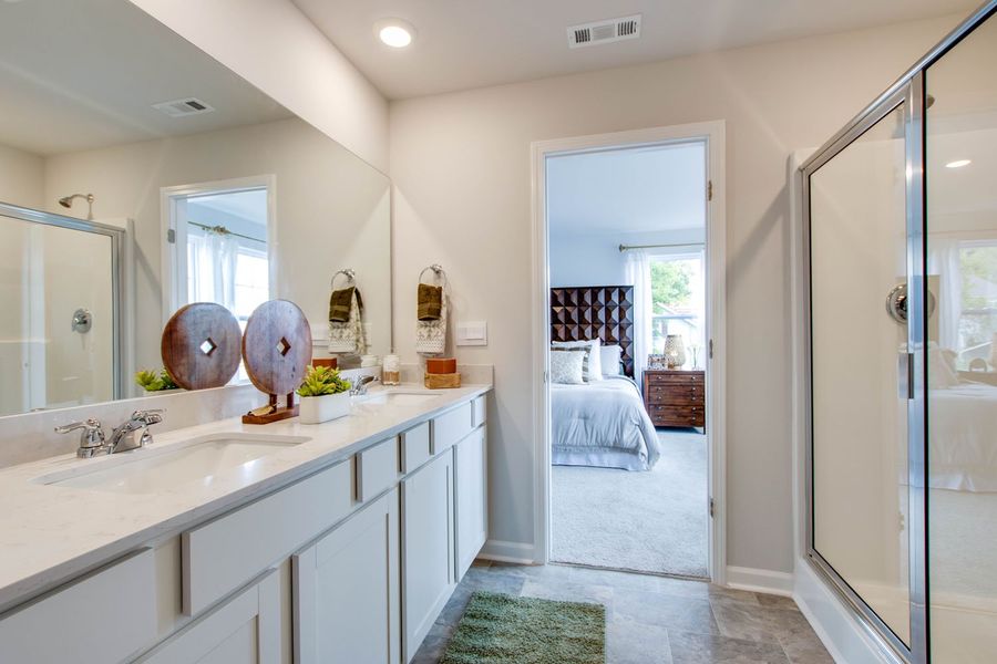 Furnished interior in a model home at Campbell Place in Lebanon (Image 14). Furnished interior in a model home at Campbell Place in Lebanon (Image 14).