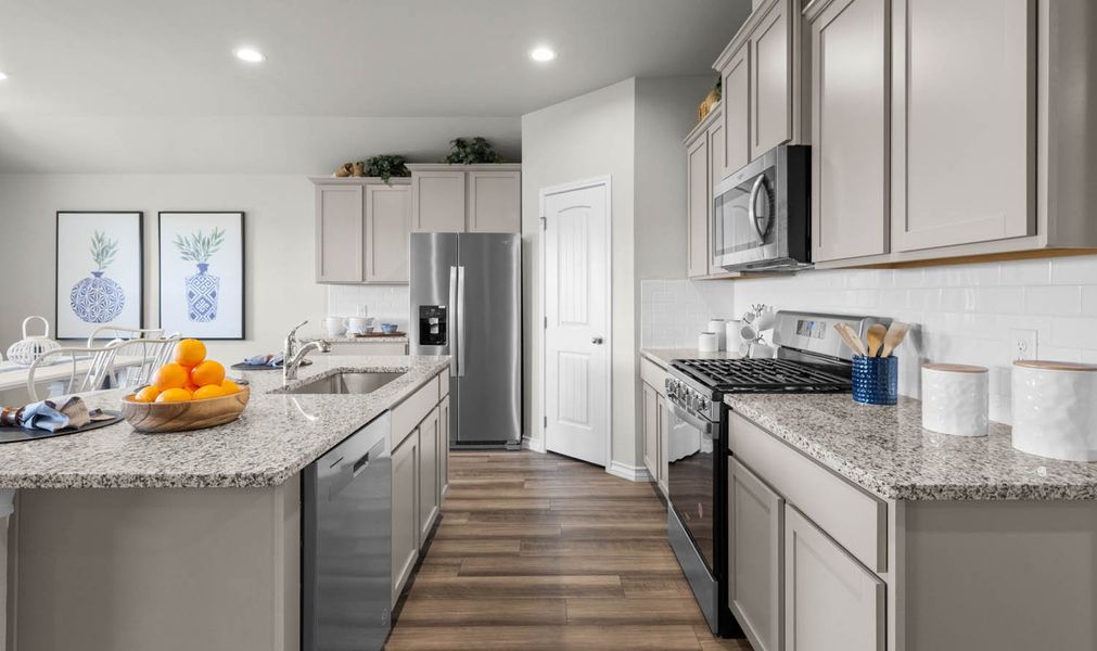 Furnished interior in a model home at Somerset at Sinton in Sinton (Image 24).