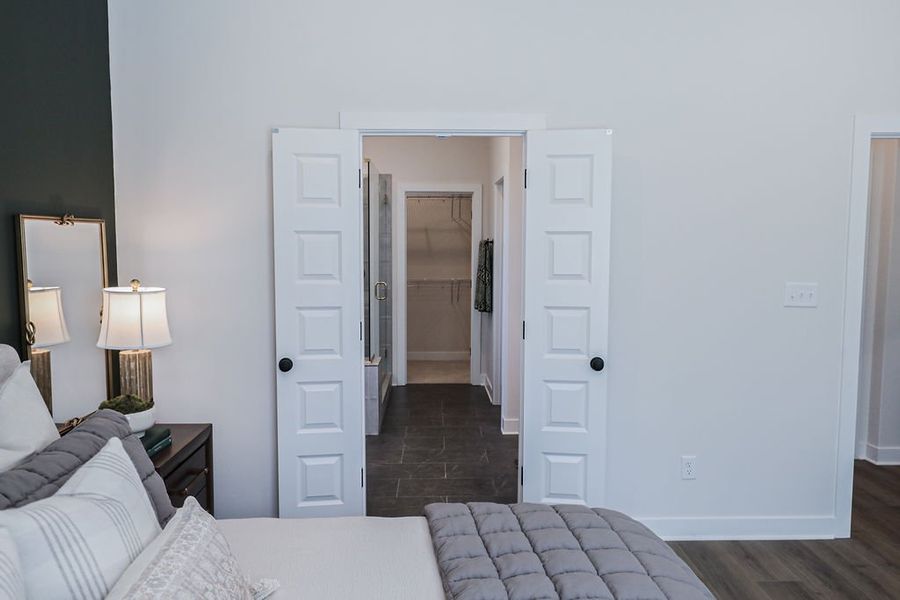 Furnished interior in a model home at Villages of Green Meadows in Munford (Image 37).