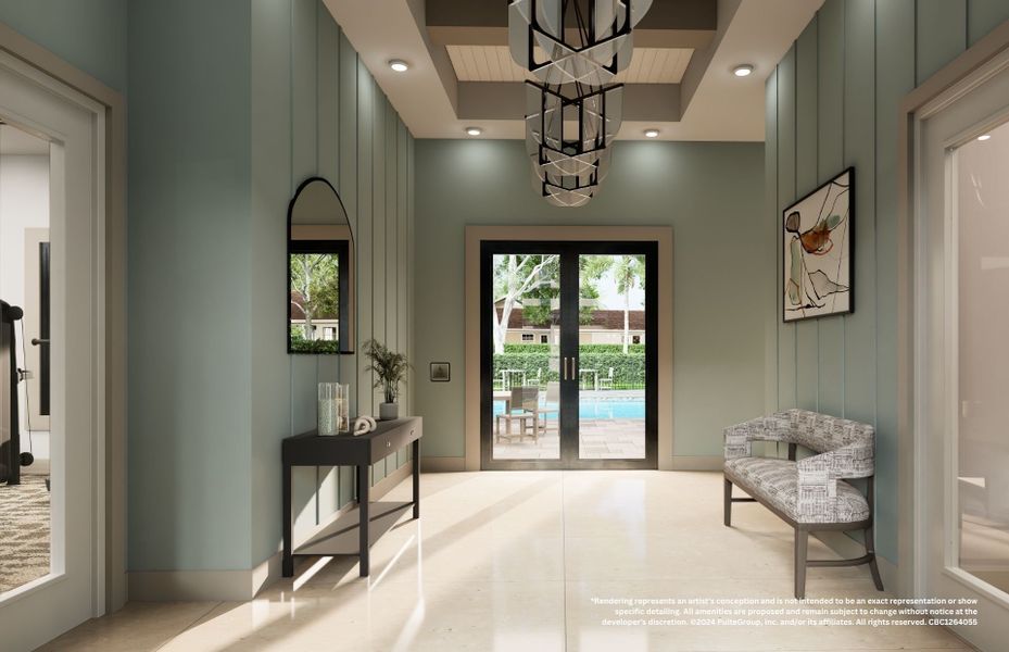 Clubhouse Entrance Concept Clubhouse Entrance Concept