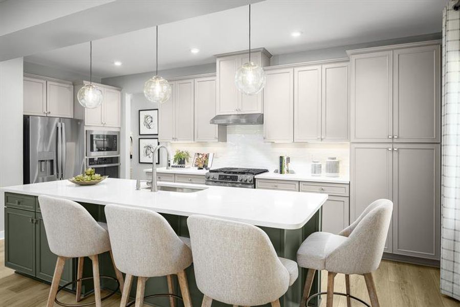 Included luxury finishes like James Hardie Siding, Quartz Countertops, LVP flooring and more!