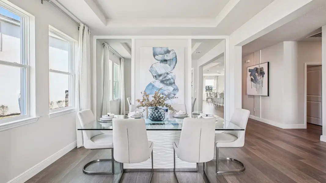 Furnished interior in a model home at Farm at Varrea in Plant City (Image 50).