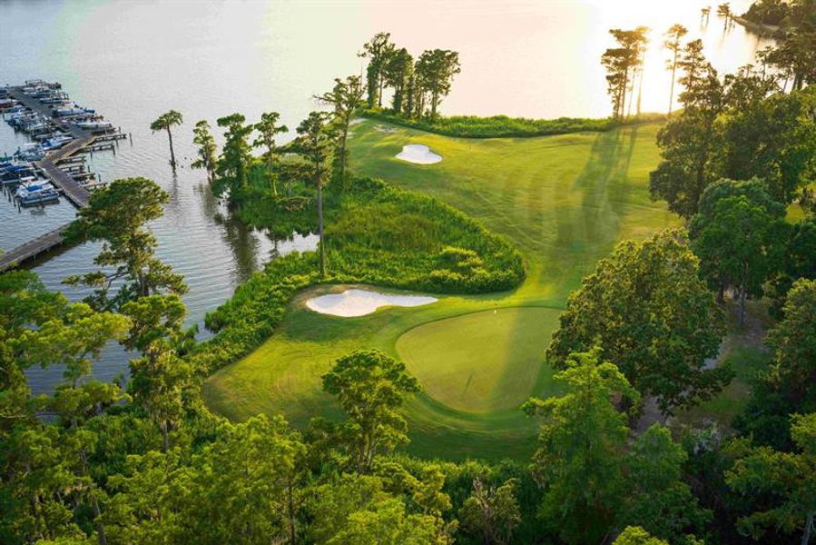 Experience a Dan Maples designed golf course along Albemarle’s scenic waterways and woodlands