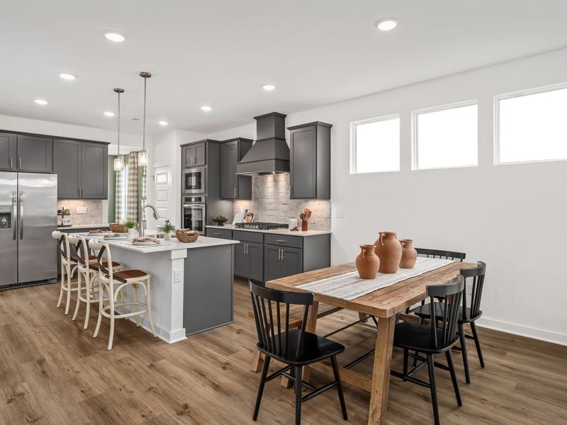 Furnished interior in a model home at Calista Farms in White House (Image 23). Furnished interior in a model home at Calista Farms in White House (Image 23).