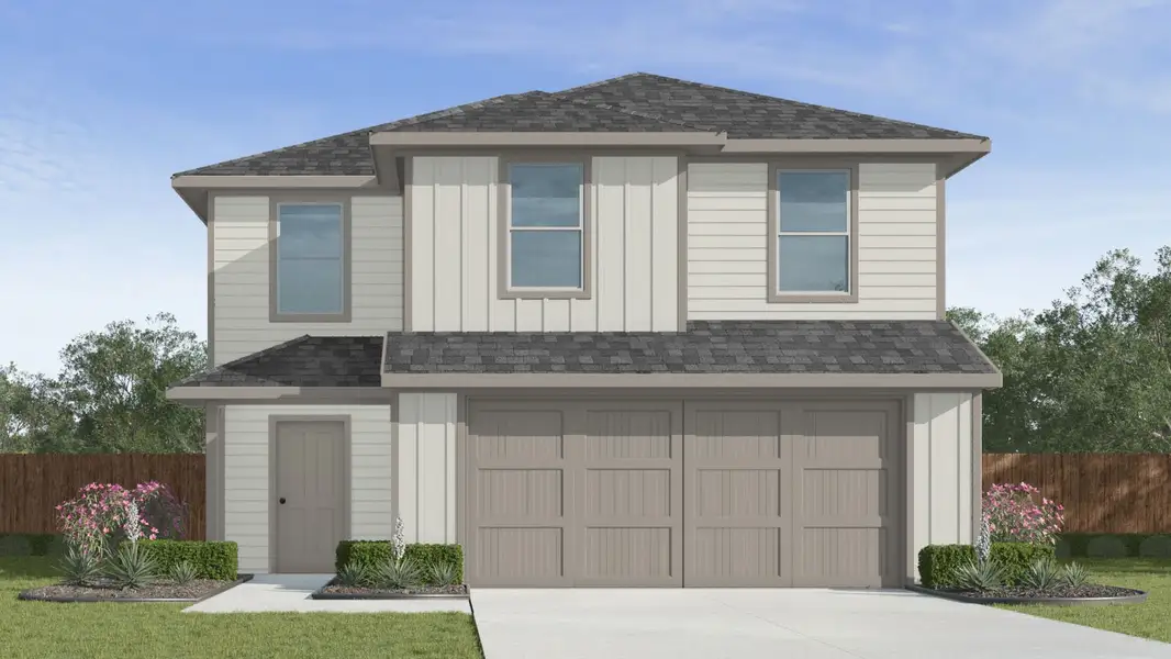 Front exterior of a home in the Garver Heights community, located in Houston, TX (Image 15).