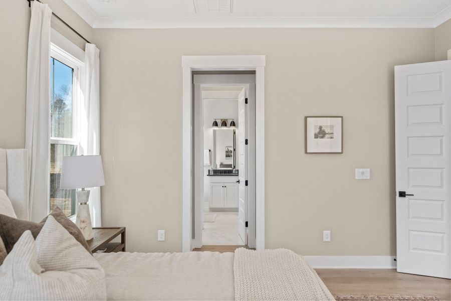 Furnished interior in a model home at Double Springs in Taylors (Image 49). Furnished interior in a model home at Double Springs in Taylors (Image 49).