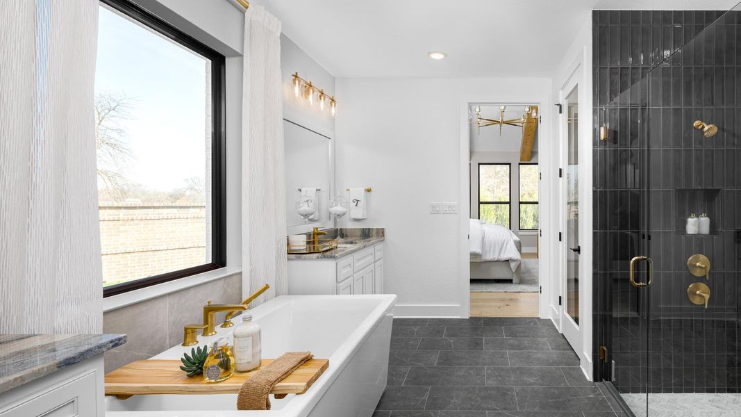 Sophisticated touches bring timeless beauty to primary bathrooms Sophisticated touches bring timeless beauty to primary bathrooms