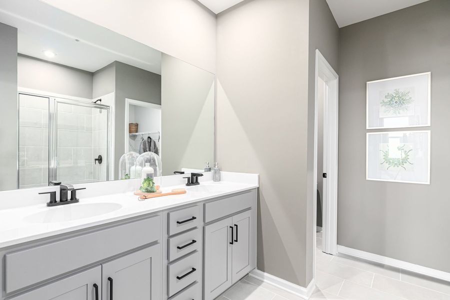 Spa-inspired primary bath