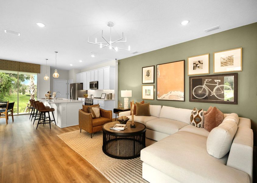 Open Concept Living Space