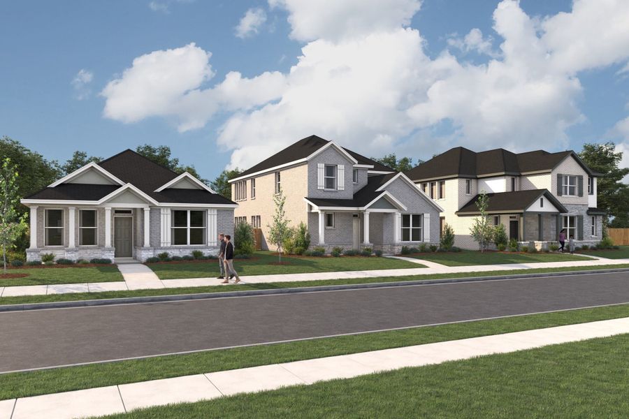 Streetscape Elevation Cottage Series Streetscape Elevation Cottage Series