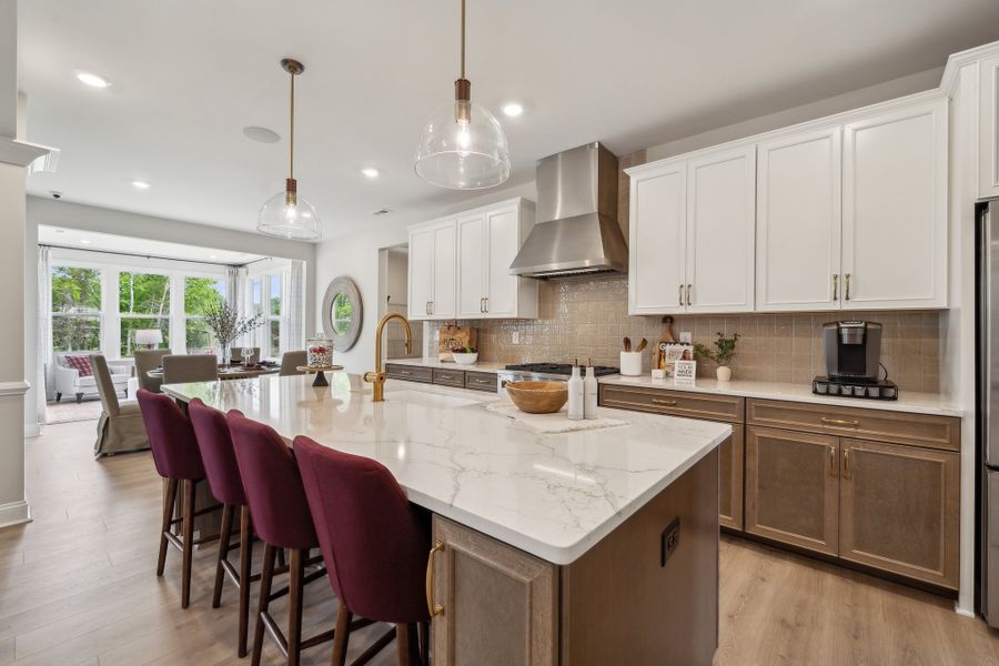 Furnished interior in a model home at Tramore in Harrisburg (Image 3).