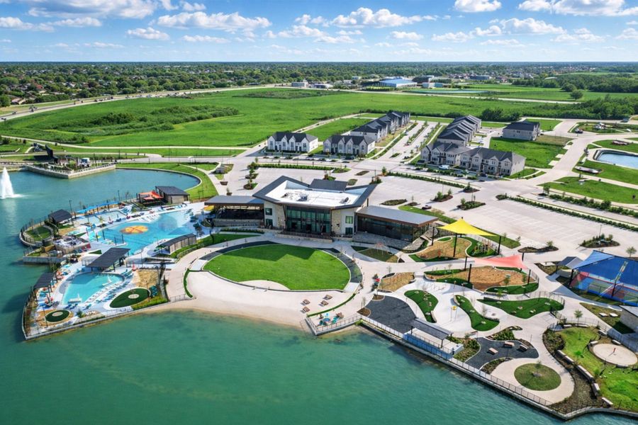 Aerial view of the Solterra community in Mesquite, TX, showing layout and nearby surroundings (Image 13).