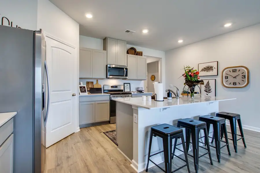 Furnished interior in a model home at Hartmann Crossing in Lebanon (Image 3). Furnished interior in a model home at Hartmann Crossing in Lebanon (Image 3).