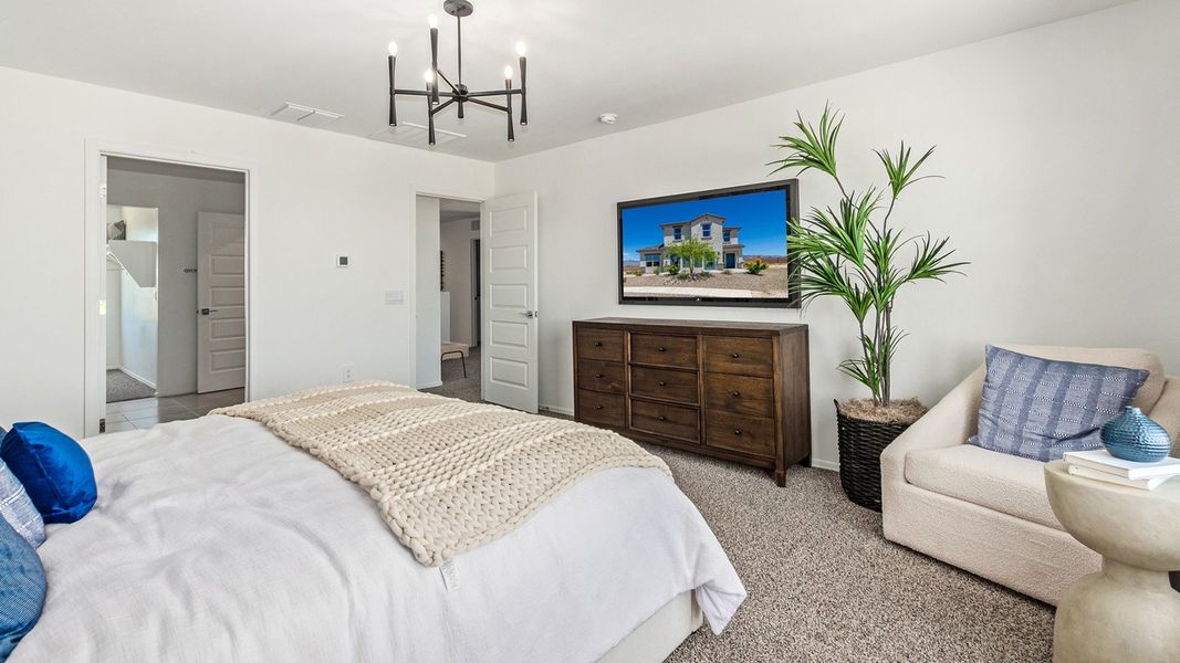 Furnished interior in a model home at Hanson Ridge in Vail (Image 30).