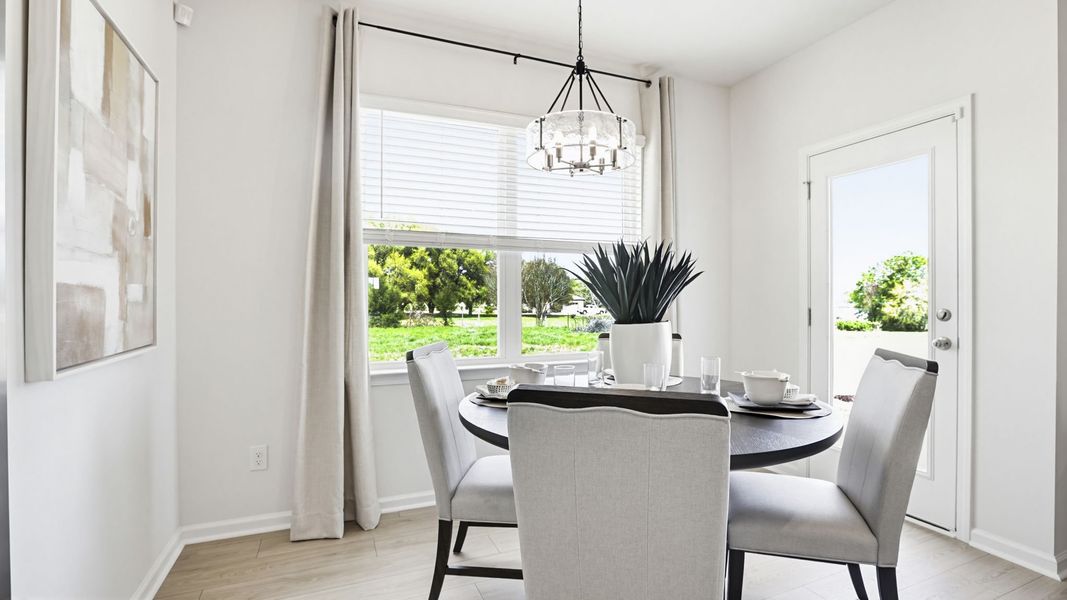 Furnished interior in a model home at Foxbank in Gray Court (Image 15).