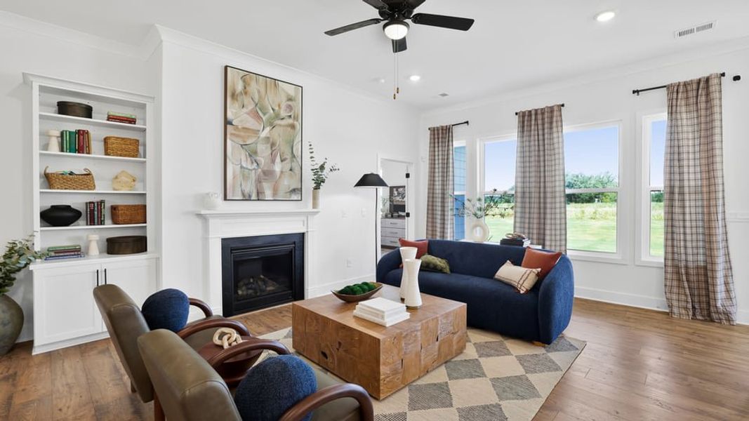 Furnished interior in a model home at Williams Ridge in Woodruff (Image 12).