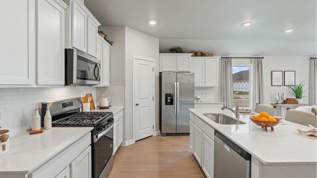 Furnished interior in a model home at Empire Estates in Corpus Christi (Image 6).