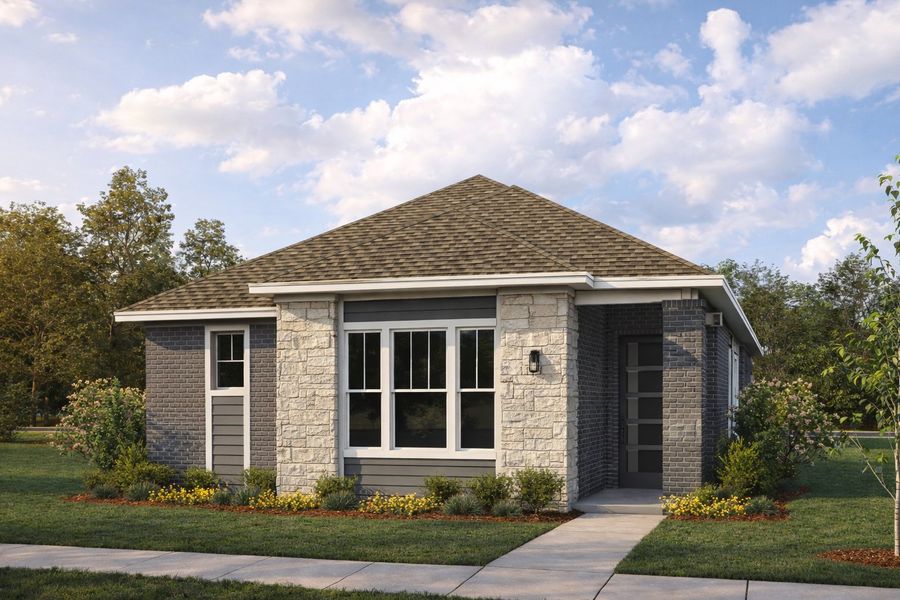 Front exterior of a home in the Meraki community, located in Forney, TX (Image 5).