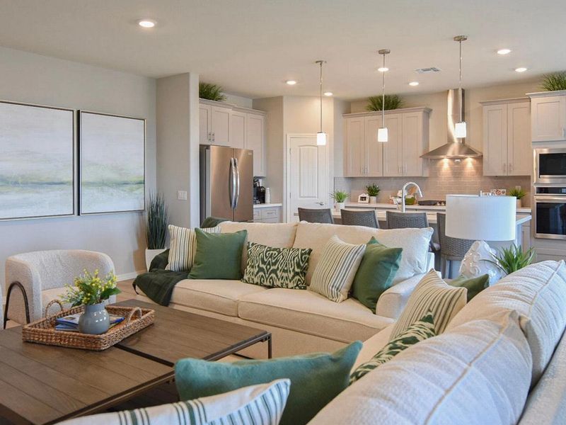 Furnished interior in a model home at North Ridge at Pronghorn Ranch in Prescott Valley (Image 6). Furnished interior in a model home at North Ridge at Pronghorn Ranch in Prescott Valley (Image 6).