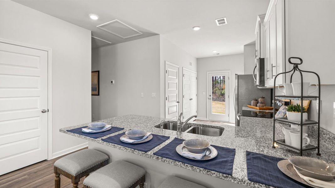 Furnished interior in a model home at Bellemeade Landing in Augusta (Image 13).