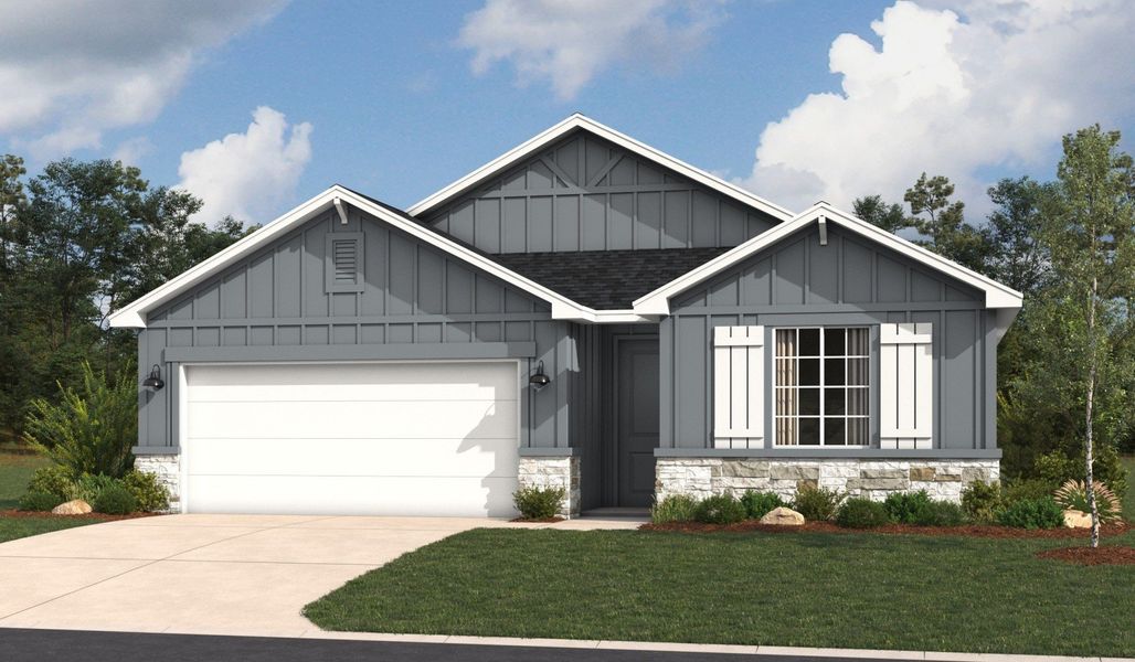 Front exterior of a home in the Paloma Ranch community, located in Harlingen, TX (Image 11).