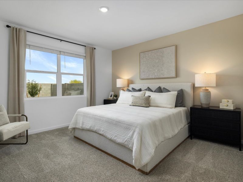 Furnished interior in a model home at Entrada Estate Series in Tolleson (Image 15).