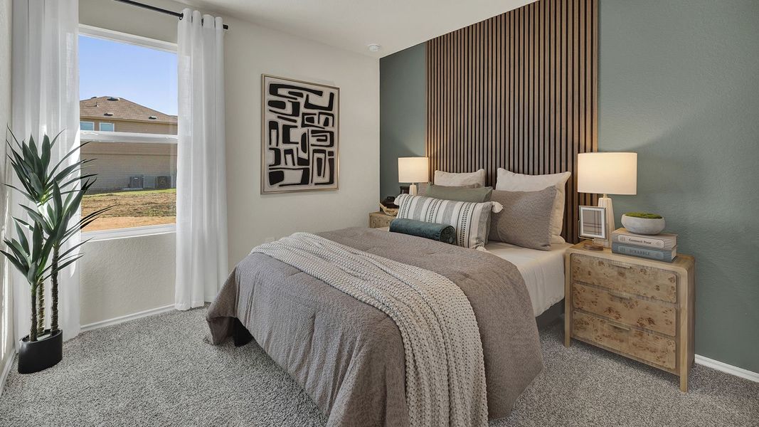 Furnished interior in a model home at Spring Valley in New Braunfels (Image 7).