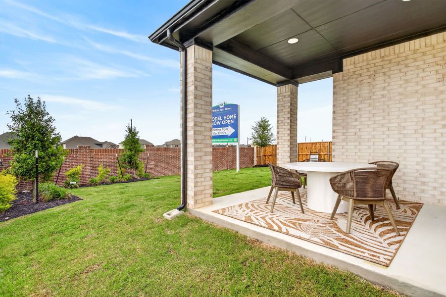 Exterior details of a home in Wildflower Ranch, Fort Worth (Image 5).