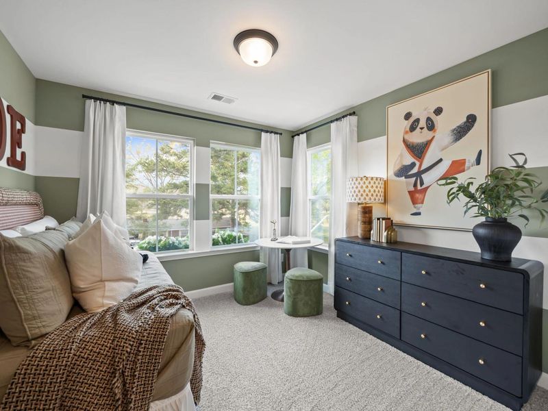 Furnished interior in a model home at Camden Park in Knightdale (Image 27).