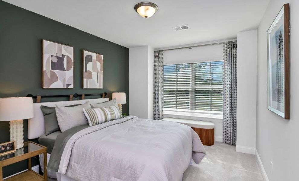 Furnished interior in a model home at Lake Carolina Townhomes in Columbia (Image 12). Furnished interior in a model home at Lake Carolina Townhomes in Columbia (Image 12).