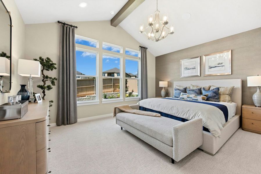 Furnished interior in a model home at The Colony in Bastrop (Image 24). Furnished interior in a model home at The Colony in Bastrop (Image 24).