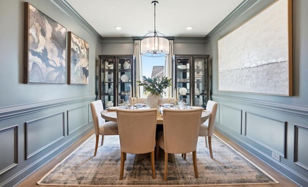 Furnished interior in a model home at Weddington in Benson (Image 9).