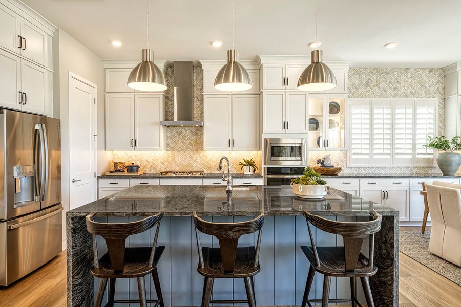 Furnished interior in a model home at Arietta at Soleo in Queen Creek (Image 25).