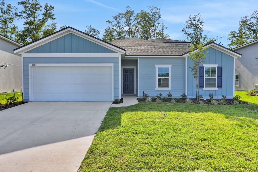 Front exterior of a home in the Wilford Preserve community, located in Orange Park, FL (Image 10).