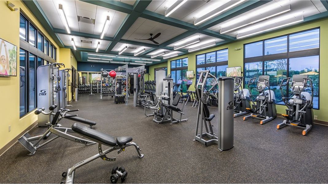 Durham Farms Amenity Clubhouse Fitness Center 060525
