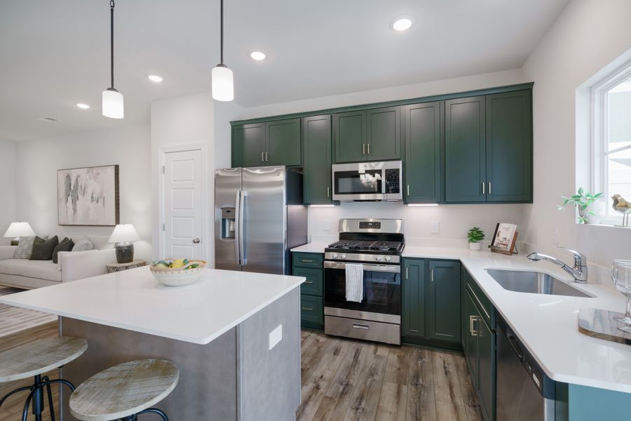 Furnished interior in a model home at Reidville Town Center in Reidville (Image 5).