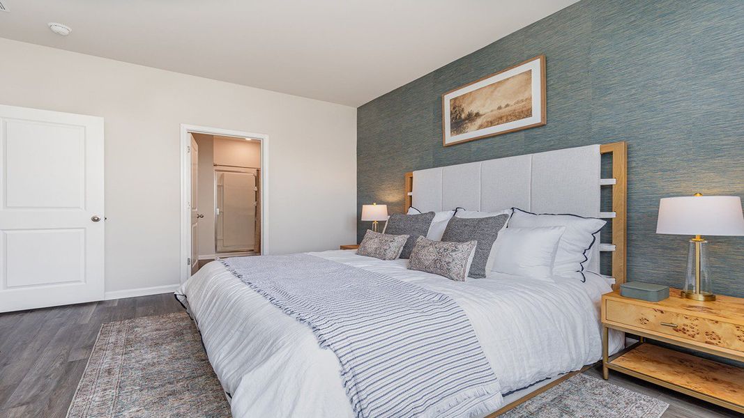 Furnished interior in a model home at Sandridge Park in Little River (Image 11).