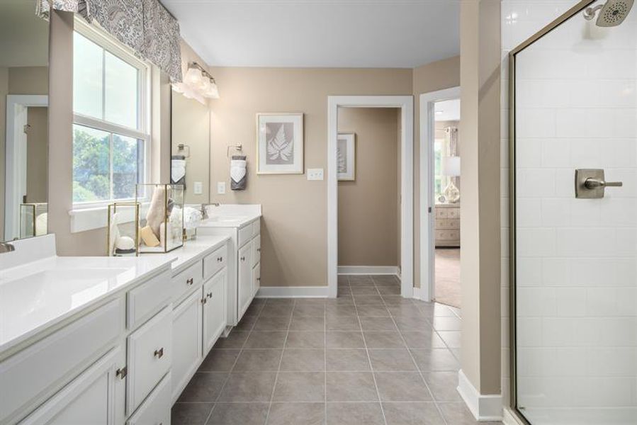 Furnished interior in a model home at Brookshire Estates in Sanford (Image 10). Furnished interior in a model home at Brookshire Estates in Sanford (Image 10).