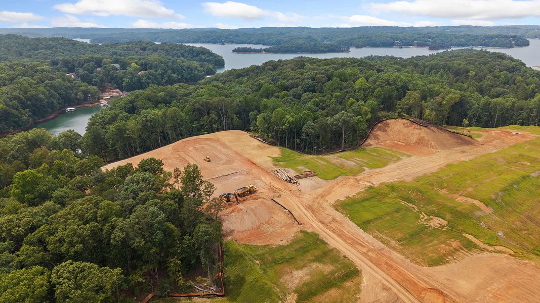 Site preparation and early development at Lanier Landing - Retreat Collection in Gainesville, GA (Image 21).