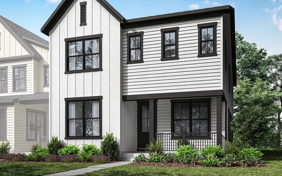 Front exterior of a home in the Seven Oaks community, located in Belmont, NC (Image 10).