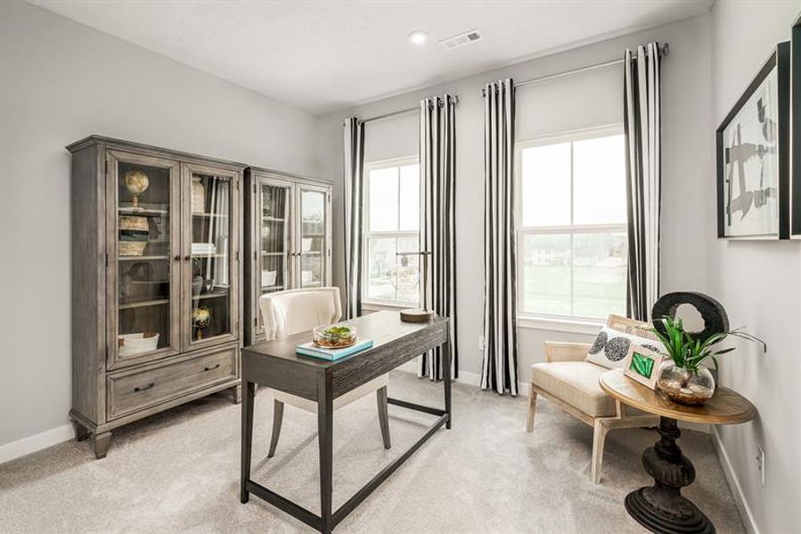 Furnished interior in a model home at Cedarside Townhomes at Dry Creek in Goodlettsville (Image 6).