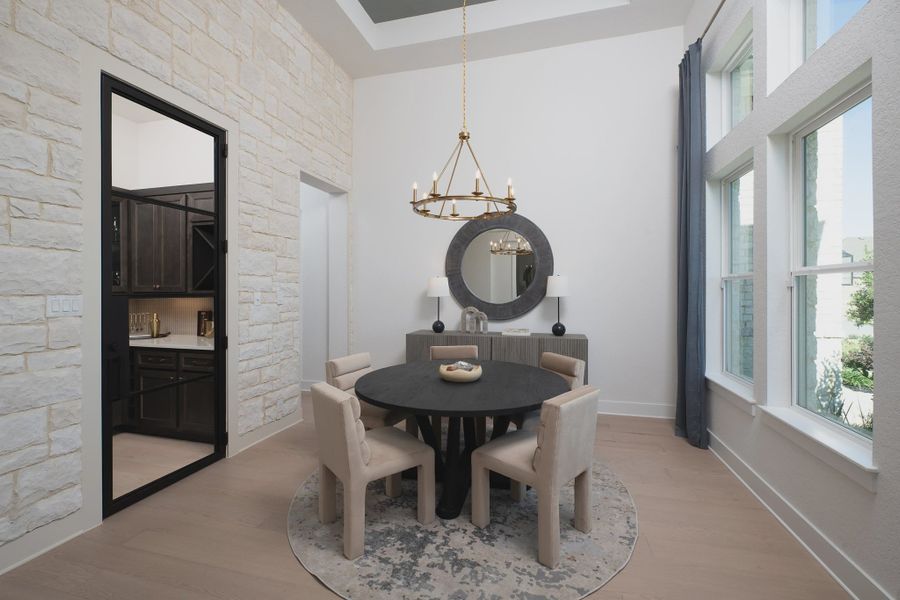 Furnished interior in a model home at Megan's Landing in Castroville (Image 3). Furnished interior in a model home at Megan's Landing in Castroville (Image 3).